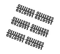 Beavorty 6 Juegos Kit Números Arábigos para Reloj de Pared Accesorios DIY para Reemplazo Fácil y Decoración Moderna de Reloj Digital Sala y Dormitorio