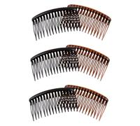Beavorty 6 Piezas 16 tocado de niña maleta de pestañas porta pintalabios con espejo light hair charm tiara peine para novia peine de pelo de mujer europeo y americano sombrerería accesorios