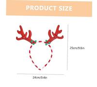 Beavorty 6 piezas Diademas de Navideñas Bandas de Pelo Decorativas para Fiesta Xmas para Adultos Accesorios de Disfraz Cómodas y para de Navidad
