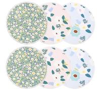 Beavorty 6 Piezas Discos Absorbentes Reutilizables Para Amamantar Almohadillas Para Amamantar Almohadillas De Lactancia Lavables Absorbentes Protectores Mamarios Anti-derrame
