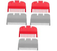 Beavorty 6 Piezas Especial para cortapelos Peine guía para accesorio cortapelos guardias de podadoras Guías de corte para recortadoras Guías de corte para cortes uniformes peine cortapelos