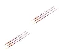 Beavorty 6 Piezas herramientas de arte de uñas clavo herramientas de manicura herramientas para uñas cepillo para las uñas pintado tire de la pluma Varilla de revestimiento