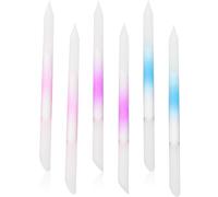 Beavorty 6 Piezas Limas De Uñas De Herramientas Prácticas Para Pulir Uñas Varilla De Vidrio Para Bruñir Manicura