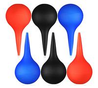 Beavorty 6 Piezas Orejera De Goma De Succión Para El Oído Bulbo Del Apretón Del Lavado Del Oído Bulbo De Lavado De Oídos a Mano Bulbo De Goma Limpio Aspirador De Oído Niño Caucho