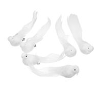 Beavorty 6 Piezas Paloma Decorativa de Espuma Diseño Realista, Ligera y Reutilizable, Adecuada para Decoración de Bodas y Fiestas Ambiente Festivo