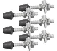 Beavorty 6 Piezas Tornillo de Sujeción para Abrazadera de Palanca en Carpintería, Material Hierro Galvanizado y Plástico, Diámetro Rosca M8, Presión de Sujeción Estable y Superficie Lisa