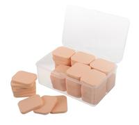 Beavorty 60piezas Borla de Maquillaje Cuadrada Esponjas Cosméticas Suaves para Rostro Aplicadora de Polvos para Uso Diario y Salón de Maquillaje