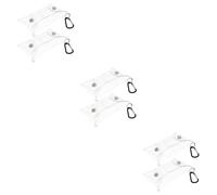 Beavorty 6piezas Bolsa De Almacenamiento Transparente Multifuncional para Cambios Pequeños Práctica y Portátil para Uso Diario y Actividades Al Aire