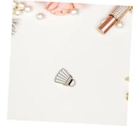 Beavorty 6piezas Broche De Bádminton De Aleación De Zinc Diseño De Dibujos Animados Prendedor De Solapa Para Ropa Chaquetas Bolsos Accesorio Deportivo Para Hombres y Mujeres