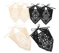 Beavorty 6piezas Bufanda de Crochet Diadema de Crochet para Mujer Bandanas Cabello Accesorios Cabello para Fiesta o Diario