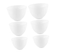 Beavorty 6piezas Cuencos De Silicona Para Mezclar Mascarillas Faciales Hogar y Salones De Belleza Cuencos Faciales Portátiles y Diy