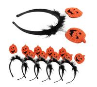 Beavorty 6piezas Diademas De Calabaza Halloween Accesorios Divertidos Fiestas Disfraces Decoración Cabeza