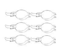 Beavorty 6piezas Hebilla de Sellado del Frasco de Acero Inoxidable para Frascos de Vidrio Accesorios de Enlatado para Almacenamiento la Cocina