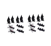 Beavorty 8 Halloween Pequeños Demonios Clips de Pelo Niñas Accesorios Disfraz Fiesta