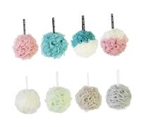 Beavorty 8 Piezas bola de ducha esponja baño esponjas baño casa de banho accesorios baño accesorios accesorio baño accesorios en baño accesorios bañó accesorios para baño bola de baño