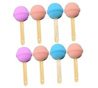 Beavorty 8 Piezas Esponja limpiadora de baño esponja de baño esponja de ducha cuidado personal esponja exfoliante esponjas fregador de baño con mango cepillo de ducha mango largo Chupete