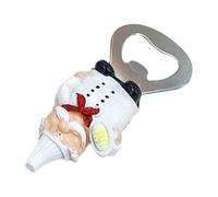 Beavorty Abridor de Botellas Creativo Forma de Chef, Magnético para Nevera, Resina y Acero Inoxidable, Abrebotellas Divertido para Cerveza y Cocina, 1 Pieza