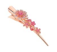 Beavorty Accesorios Cabello Flores de Imitación Pinzas Cabello Brillante Grandes Pasadores de Metal para Niñas Fiesta Adolescencia