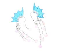 Beavorty Accesorios Para El Cabello De Criatura Marina Tamaño Único Pinzas Infantiles De Bisutería Segura Niña Princesa Para Disfraces y Fiestas Diseño De Borlas y Orejas De Criatura Marina