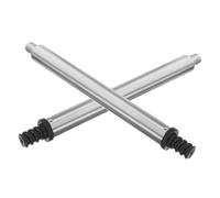 Beavorty Accesorios para Varillas De Cepillo De Inodoro 2 Piezas, Adaptador De Repuesto De Acero Inoxidable para Mango De Cepillo, Conector Resistente para Limpieza Doméstica