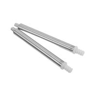 Beavorty Adaptador De Repuesto para Palo y Mango De Cepillo De Inodoro De Acero Inoxidable, Accesorio Resistente para Limpieza Doméstica, Paquete De 2 Unidades, Fácil Sustitución y Uso Diario