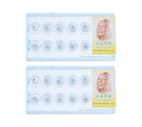 Beavorty Adornos Dentales de Cristal de Color Claro 20 Piezas con Caja de Almacenamiento, Decoración para Dientes, Joyería para Uso DIY y Embellecimiento de Sonrisa Color