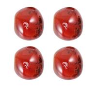 Beavorty Ágata Natural Pulida 4 Piezas Pequeño 2-3 Cm Piedra Irregular Sardónice para Meditación Relajación Decoración Regalos Bienestar Color Aleatorio