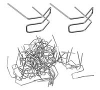 Beavorty Alambre de Soldadura para Parachoques Coche 100 Piezas Grapas Calientes 0,8 MM Varillas para Reparación de Vehículos en Taller Automotriz