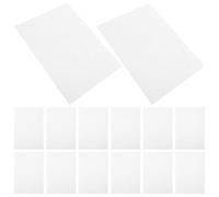 Beavorty Álbum de Pegatinas A5 Desmontable Doble Cara, 100 Hojas de Papel Adhesivo para Scrapbooking, Recargas para Carpetas Perforadas, Libro de Colección Reutilizable y Organizador