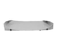 Beavorty Alfombrilla para Jaula de Cobayas 120x60 Cm Gris, Revestimiento Antideslizante y Lavable para Hábitats de Animales Pequeños, Protección Reutilizable para Conejos y Roedores