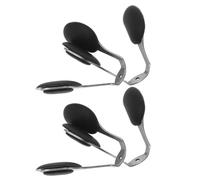 Beavorty Almohadillas Nasales Integradas para Gafas 4 Piezas Soporte Nasal Metálico y Silicona Repuesto para Puente Nasal Antideslizante y Resistente Accesorio Práctico para Gafas de