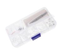 Beavorty Almohadillas Nasales para Gafas de Silicona Antideslizantes Kit Reparación 25 Pares Tornillos y Accesorios Compatibles Gafas Comodidad Prolongada