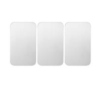 Beavorty Almohadillas Refrigerantes para Mascotas Pequeñas, Placa de Enfriamiento de Aluminio 10x6 Cm, Pack de 3 Unidades para Cama de Hámster, Chinchilla y Erizo, Accesorio Verano
