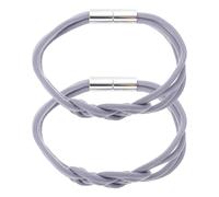 Beavorty Alzapaños Magnéticos para Cortinas 2 Piezas Gris Sujeta Cortinas Decorativo Nudo Chino Soporte Magnético sin Instalación y Transparentes Adecuado para Sala y Dormitorio