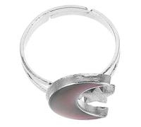 Beavorty Anillo De Luna Que Cambia De Color De Humor Anillo Abierto Para Mujer Accesorio De Fiesta Divertido Lunar Para Diario