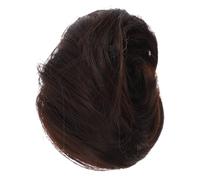 Beavorty Anillo De Pelo Peluca Extensiones De Moño Pan De Molde Cepillo De Pelo Peluca De Cabello Humano Buque De Vapor Desenredador Tapa Falso Chicle Fabricante Bollos Coffee