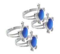 Beavorty Anillo De Tortuga Que Cambia De Color Divertido, Anillo Unisex De Emoción, Silicona Sensible Al Calor, Talla Ajustable, Para Mujeres y Niños, Accesorio De Moda Para Uso Diario y Obsequio