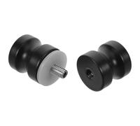 Beavorty Asidero de Baño para Personas Mayores Barra de Apoyo Doble Cara de Acero Inoxidable 304 Tirador Negro para Puertas de Ducha de Vidrio Pasamanos Auxiliar Seguro y Antideslizante