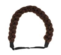 Beavorty Banda Cabello Trenzado Cabello Trenzado para Mujeres Diadema Ajustable Trenza Falsa Diadema Trenzada