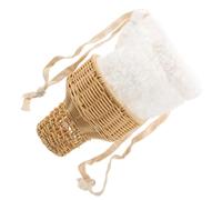 Beavorty Bandolera De Bolsos Tipo Cubo Para Mujer Bolso Bombonera Tejido Bolso De Bolsa De Pelo Bolso Bombonera De Monedero Borroso Lindo Bolso Felpa
