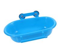 Beavorty Bañera para Pájaros Cuenco de Ducha, Accesorio para Baño de Cotorras y Periquitos en Jaulas Pequeñas