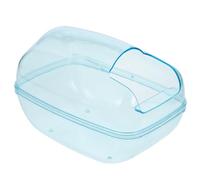 Beavorty baño de hámster baño de Ratas baño para hámster bañera pequeño Lavabo de baño para Mascotas Accesorio de Jaula de Animales Acrílico Cuenca de Arena baño de Arena Tina de baño