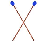Beavorty Baquetas de Xilófono y Timbales 2 Piezas 43Cm Mango de Madera Cabeza de Lana para Músicos en Ensayos y Conciertos Color Aleatorio