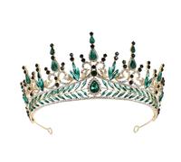 Beavorty - Barroca De Material Alérgico Con Brillantes Diamantes De Imitación Para Boda Como Adorno Para El Cabello