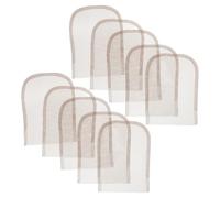 Beavorty Base de Red de Encaje para Pelucas 4x4 Pulgadas, Malla de Encaje Elástica en Forma de U, 20 Piezas Recortables para Hacer Pelucas y Accesorios de Cabello de Muñecas, Uso