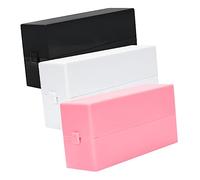 Beavorty Bits De Uñas 3 Piezas Pedacitos De Uñas Organizador De Uñas Organizador De Brocas Organizador De Cabezales De Pulido De Manicura Abdominales Caja De Almacenaje Cabeza De Molienda