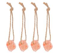 Beavorty Bloques de Sal para Lamer para Caballos, Ganado y Ciervos, Sal Rosa Natural de Montaña, Paquete de 4 Unidades de 30-50 G, Minerales Esenciales para Salud y Bienestar Animal