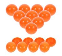 Beavorty Bolas de Lotería Huecas para Sorteo 3 Cm Naranja, 30 Piezas de Plástico Reutilizables para Juegos y Actividades de Fiesta, Accesorios para Cotillones y Rifas