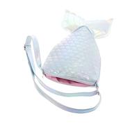 Beavorty Bolsa De Cuerpo De De Sirena Bolsa Crossbody con Forma De De Sirena Bandolera De Moda Bolsa De Forma De Bolso Bandolera Mujer Bolso De Niña Cuero PU