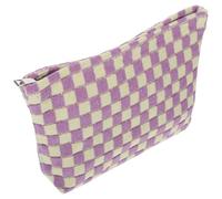 Beavorty Bolsa de Maquillaje para Mujer de Gran Capacidad Tejido de Punto Lavable y Diseño Moderno, Adecuado para Almacenar Cosméticos y Accesorios de Viaje